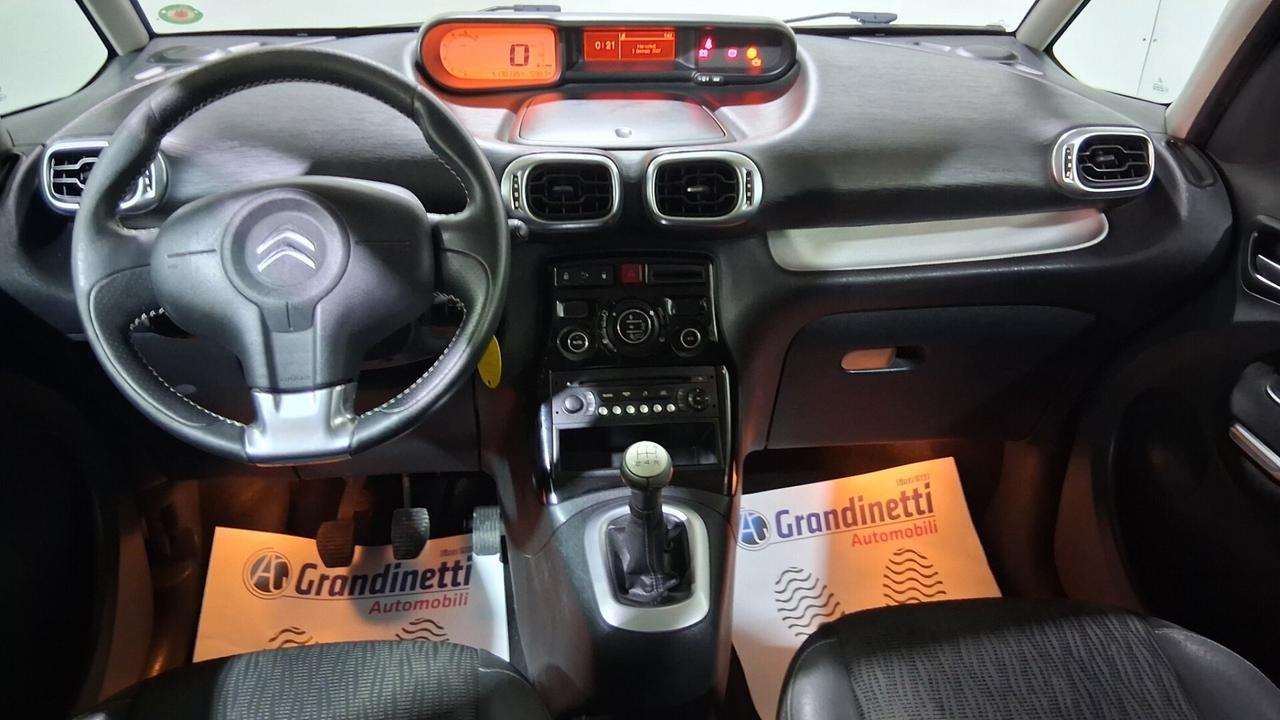 Citroen c3 Picasso 1.6 hdi 90 cv Exclusive 2014