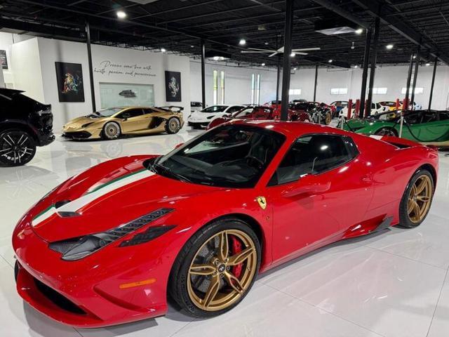 FERRARI 458 458 Speciale Aperta "ROSSO CORSA LIVREA TRICOLORE"