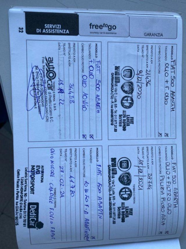 ABARTH 595 1.4T 180CV Competizione FARI XENO