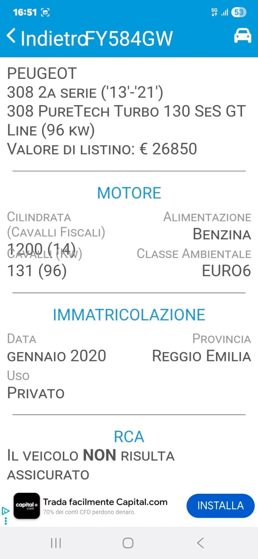 Peugeot 308 full bellissima garantita 36 mesi