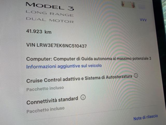 TESLA Model 3 LONG RANGE DUAL MOTOR AWD+19''+PELLE+PANORAMA