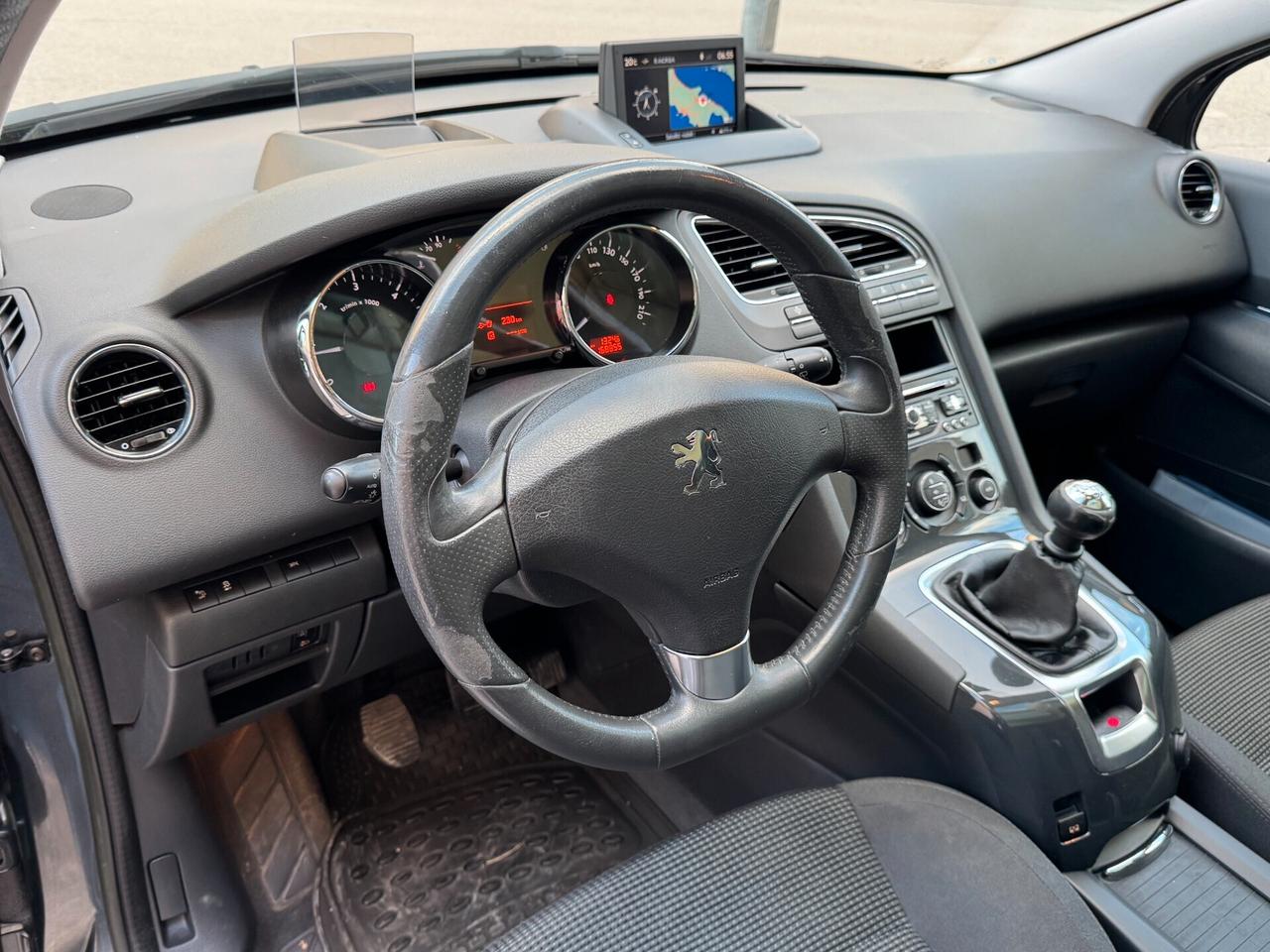 PEUGEOT 5008 1.6 HDI 115 CV. ALLURE 7 POSTI TETTO+NAVI