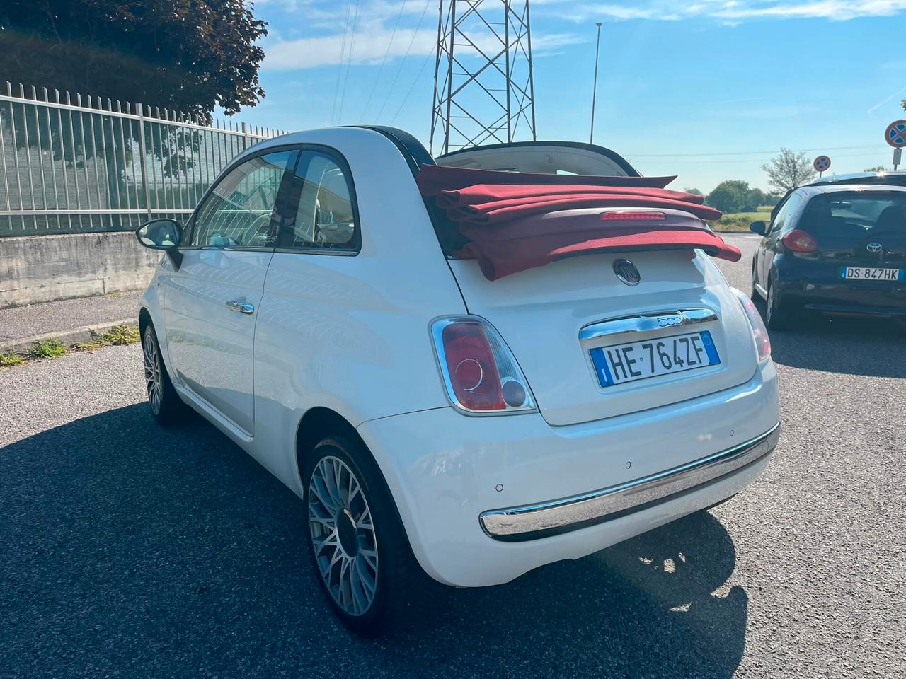 Fiat 500 1.2 benz cabrio solo 59.000 km