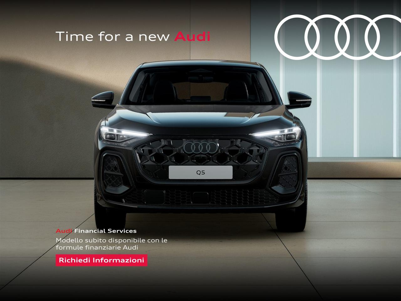 Audi Q5 sportback 2.0 tdi mhev+ s line edition quattro 204cv s-tronic