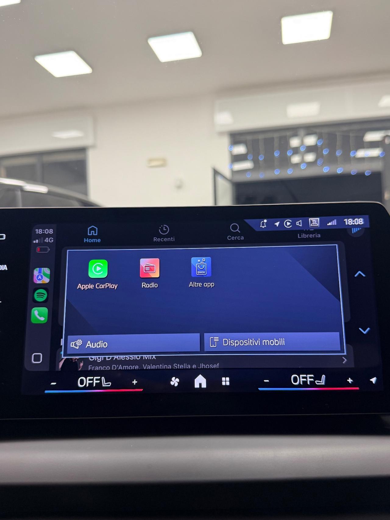 Bmw 118 118d MSport design LUCI SOFFUSE,APPLE CARPLAY,TELECAMERA.NAVI,GARANZIA UFFICIALE 24 MESI