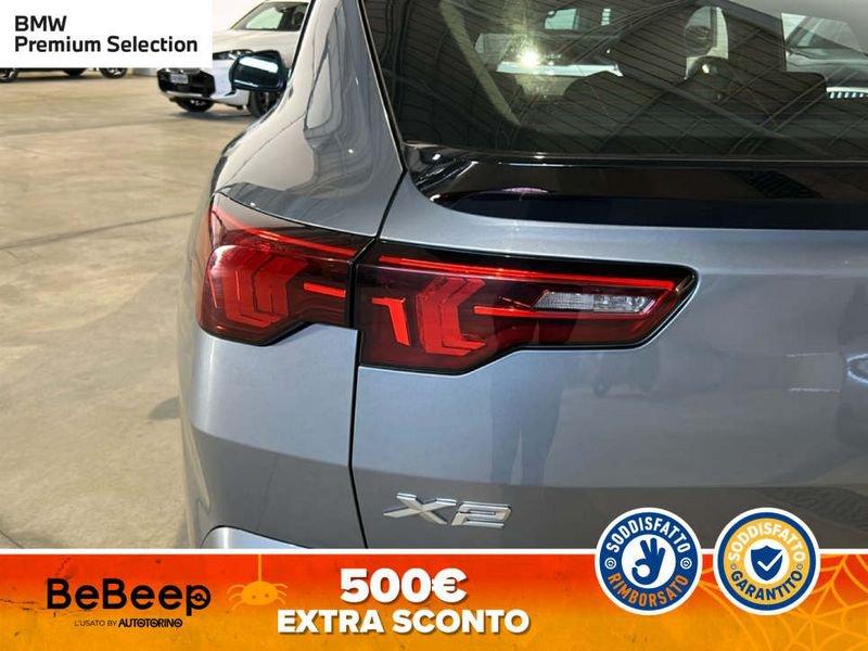 BMW X2 SDRIVE 20D 48V MSPORT AUTO