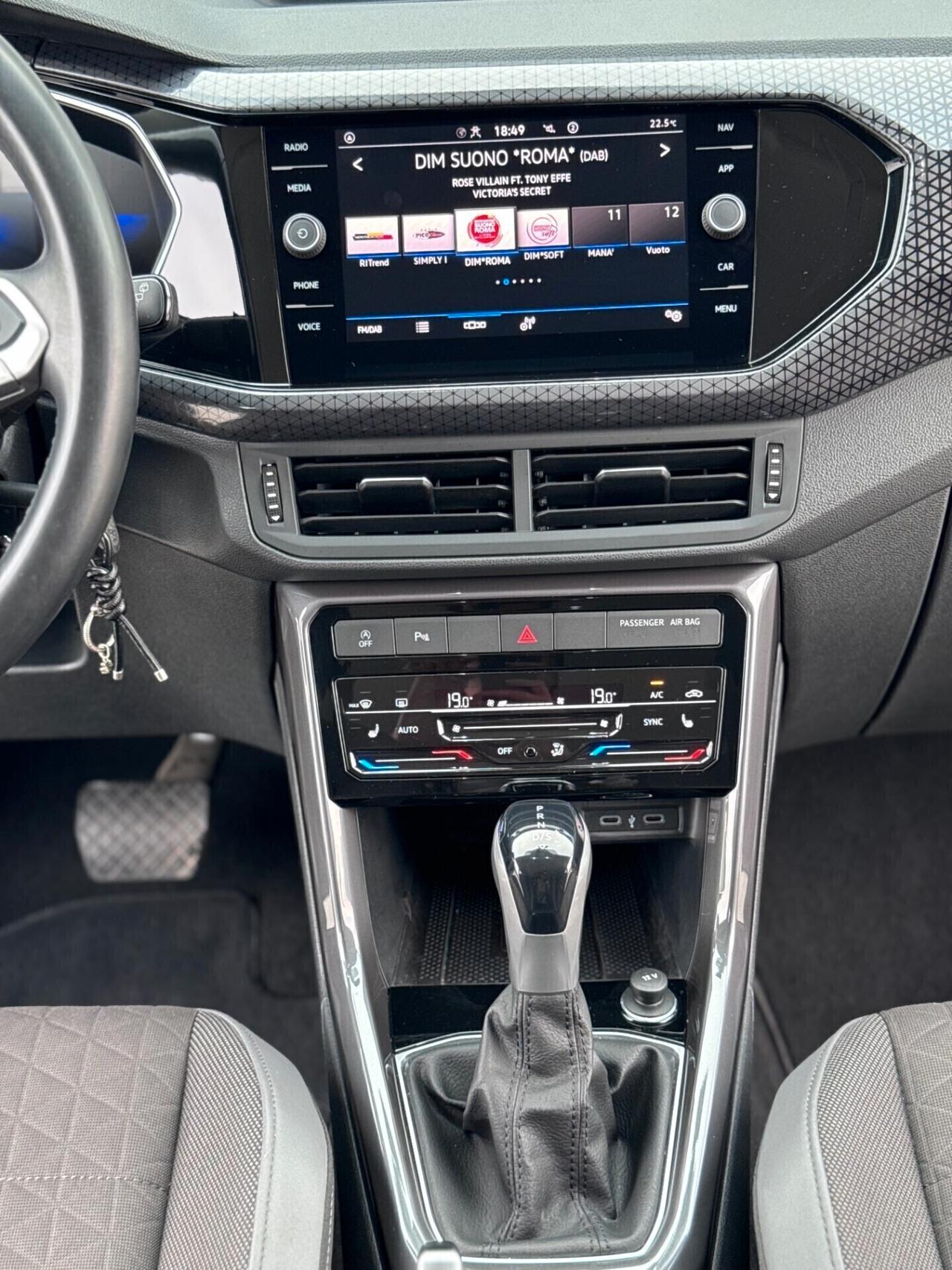 Volkswagen T-Cross 1.5 TSI ACT DSG Style BMT - CAMBIO AUTOMATICO - CAMERA - PRONTA CONSEGNA - TAGLIANDI CERTIFICATI