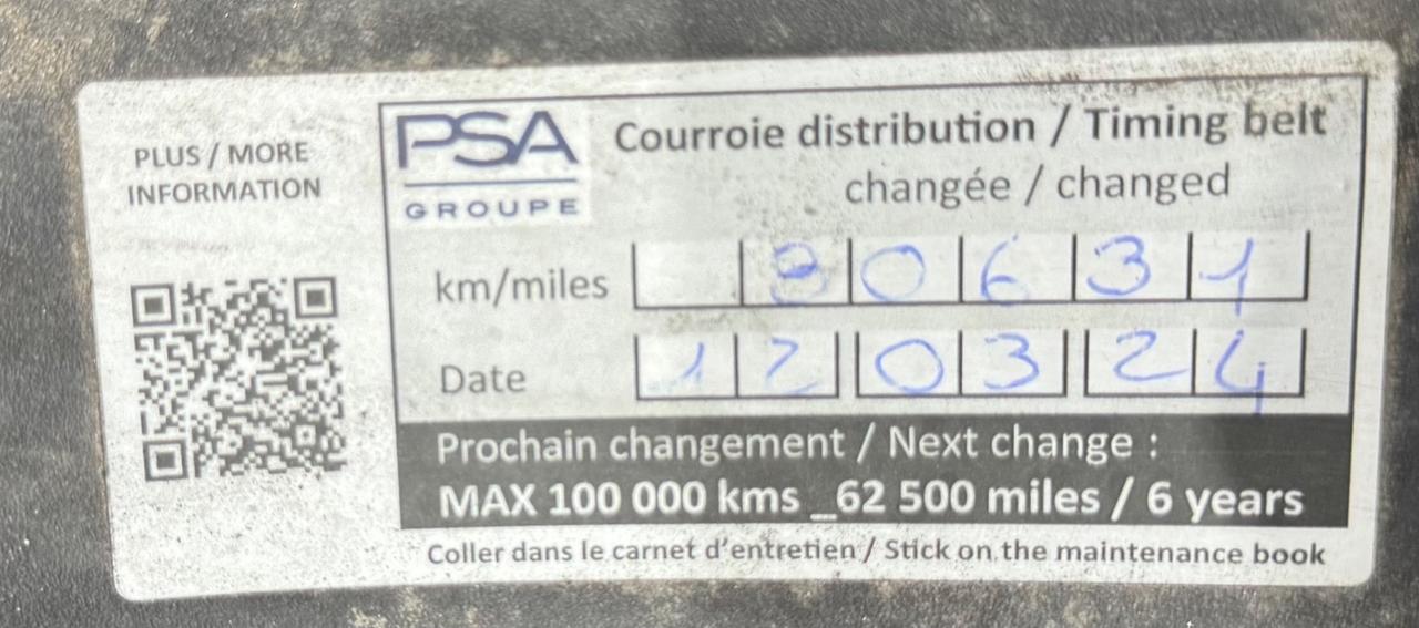 Peugeot 2008 PureTech 82 S&S Allure distribuzione fatta