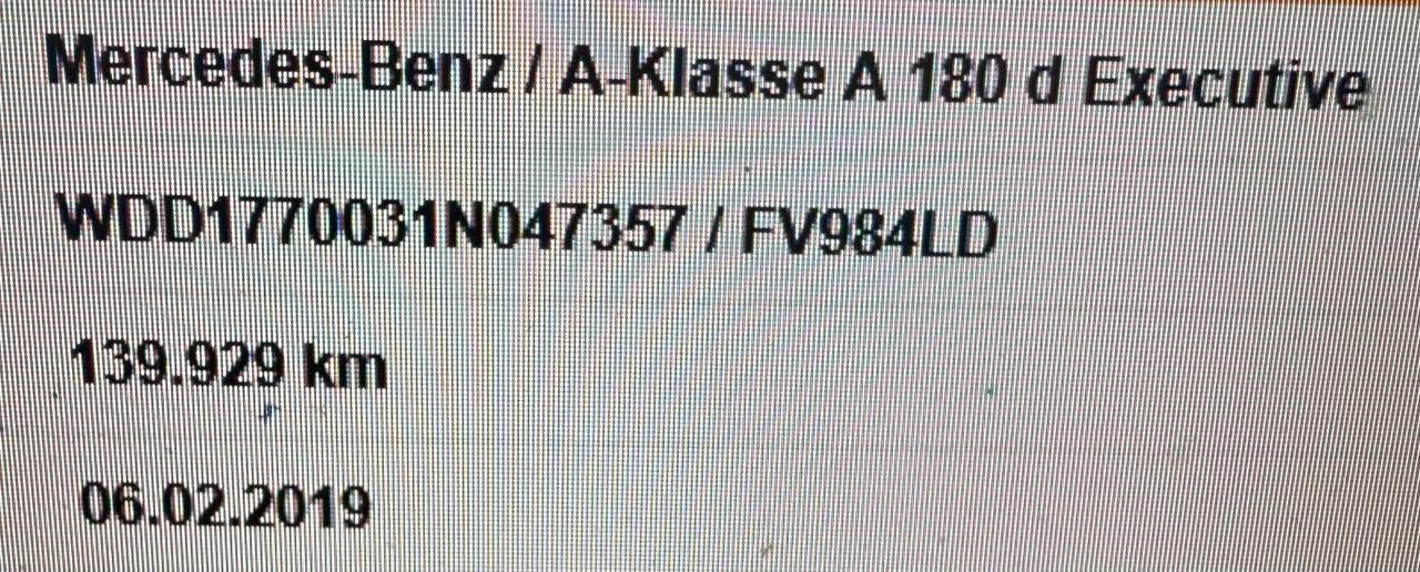 Mercedes-benz A180D 116CV PRONTA ALL'USO