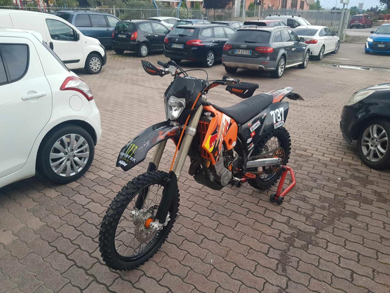 Ktm 450 EXC enduro targato