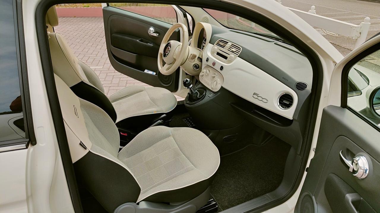 Fiat 500 1.2 Lounge KM CERTIFICATI OK NEO PATENTATI