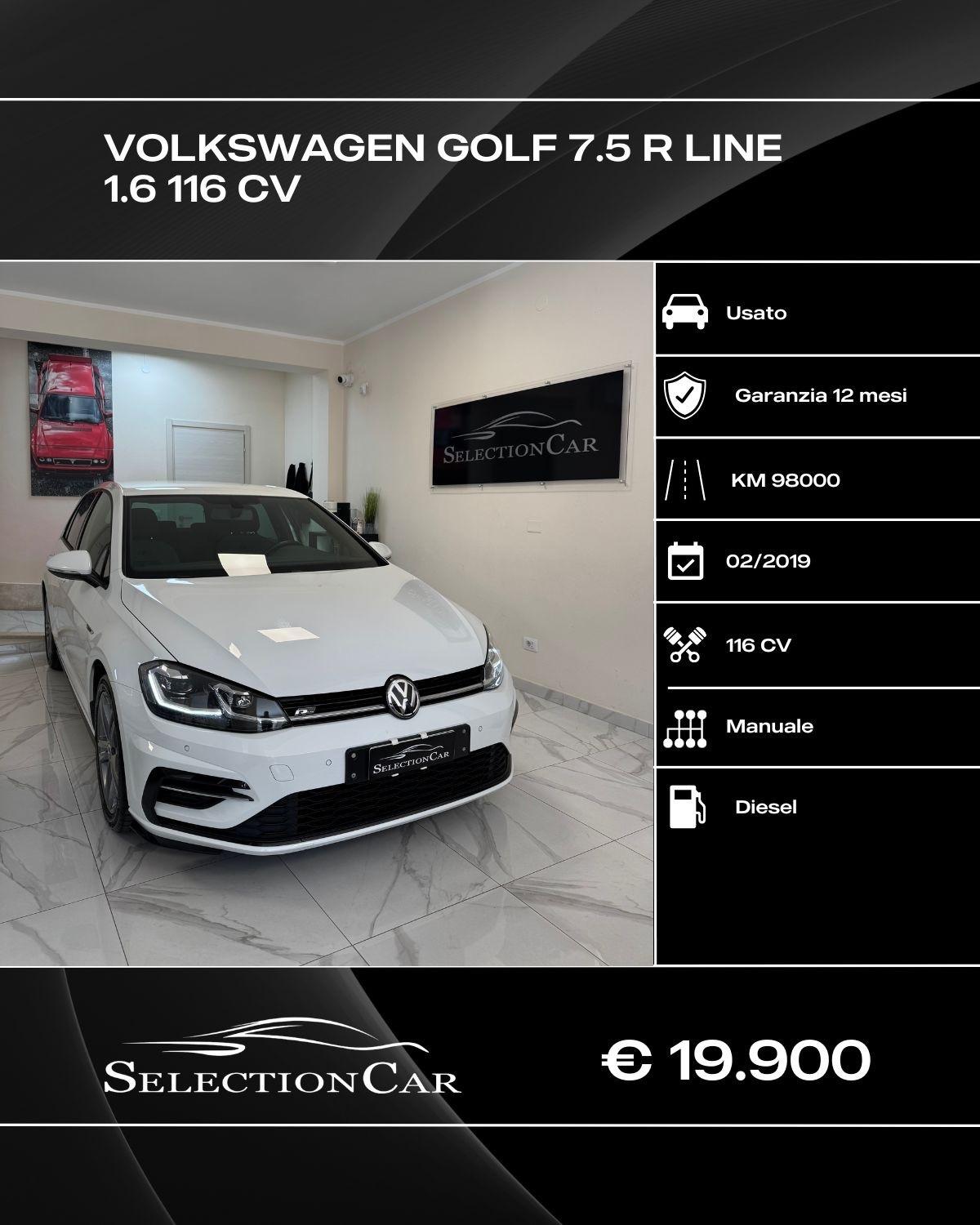 Volkswagen Golf 1.6 TDI 115 CV 5p. Sport BlueMotion Technology