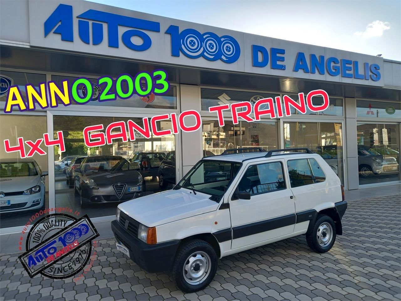 Fiat Panda 1100 i.e. 4x4 Trekking *** GANCIO TRAINO ***