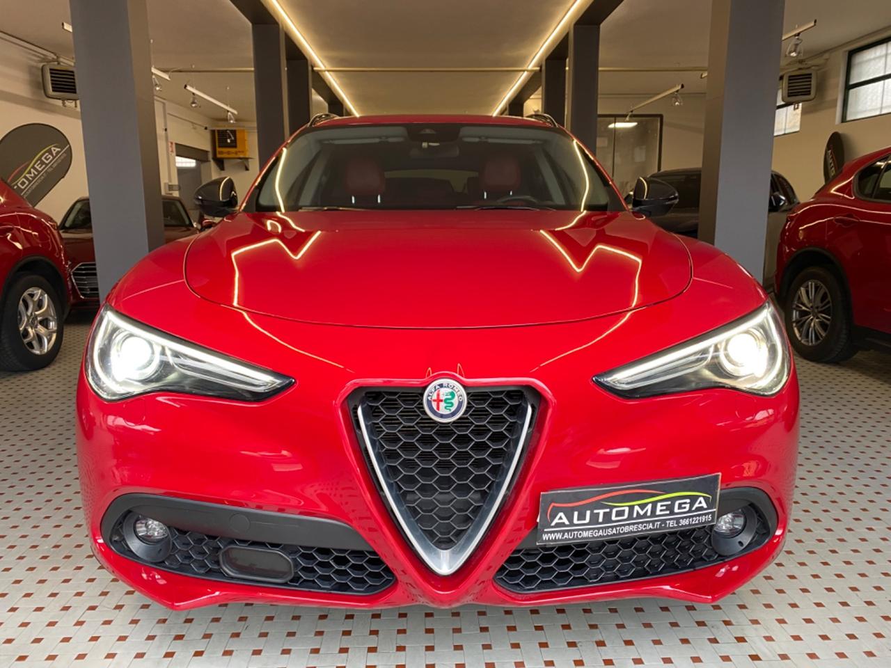 ALFA ROMEO STELVIO 2.2 SUPER Q4 PELLE ROSSA 190CV