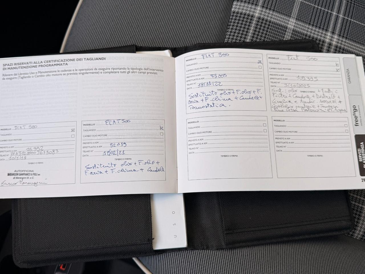 Fiat 500 1.2 Lounge Tetto Euro 6