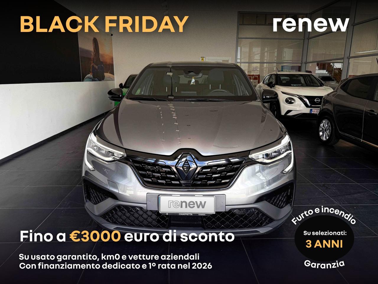 Renault Arkana 1.6 e-tech full hybrid e-tech engineered fast track 145cv