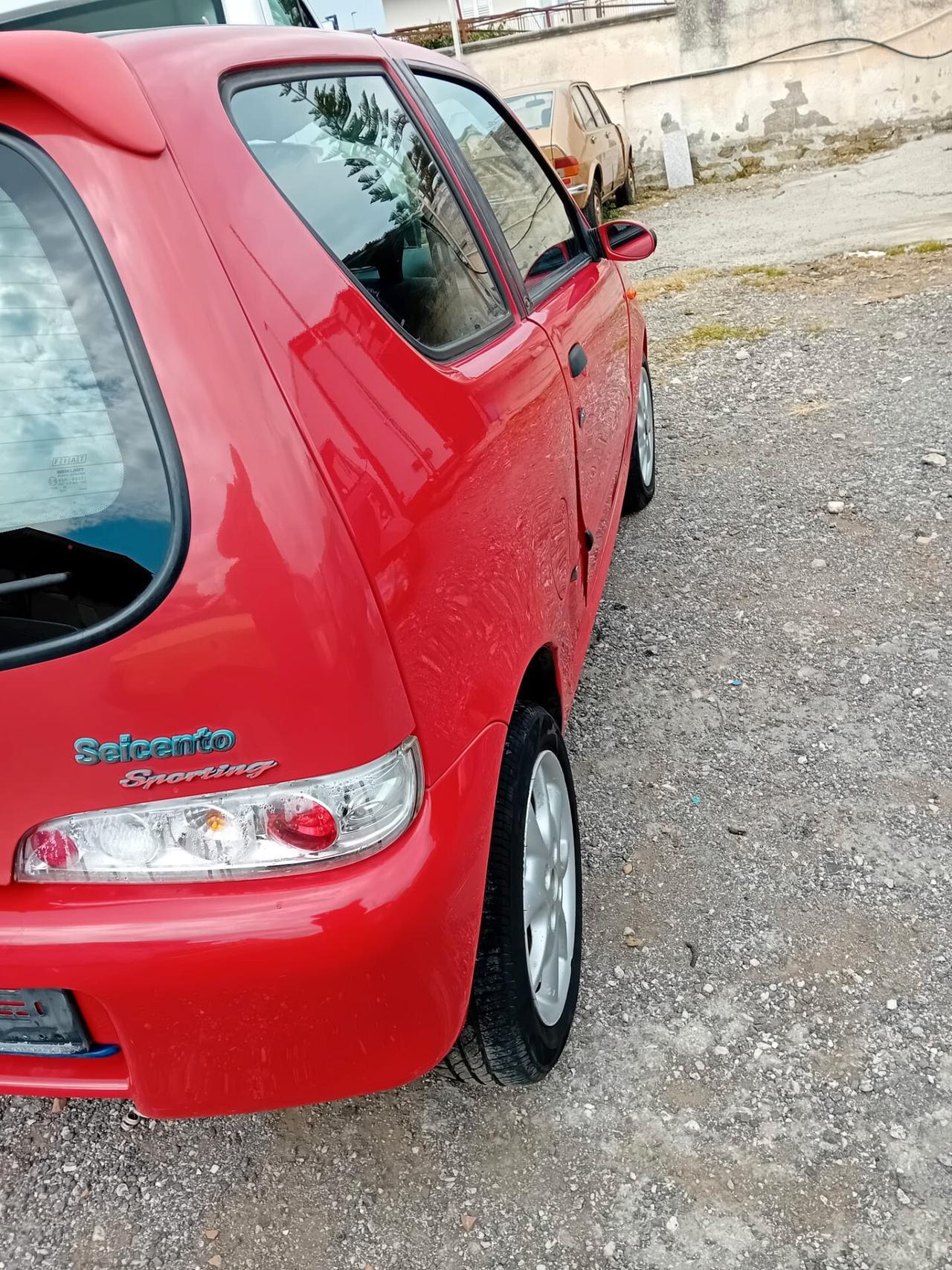 Fiat Seicento 1.1i cat Sporting versione Schumacher