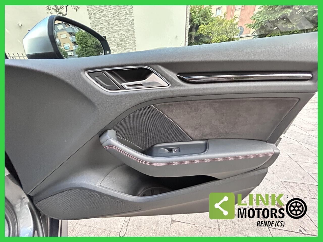 Audi RS 3 SPB 2.5 TFSI quattro 367cv S tronic S line 02/2016