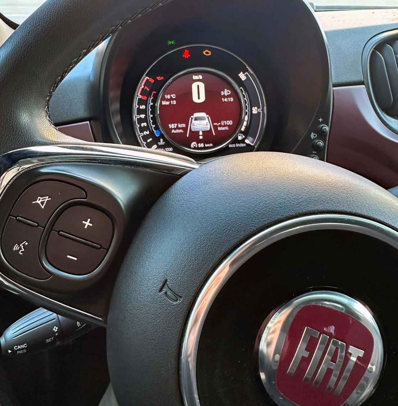 Fiat 500 1.0 Hybrid Star Interni in Pelle TOP GAMMA Car Play Cerchi Lega 16