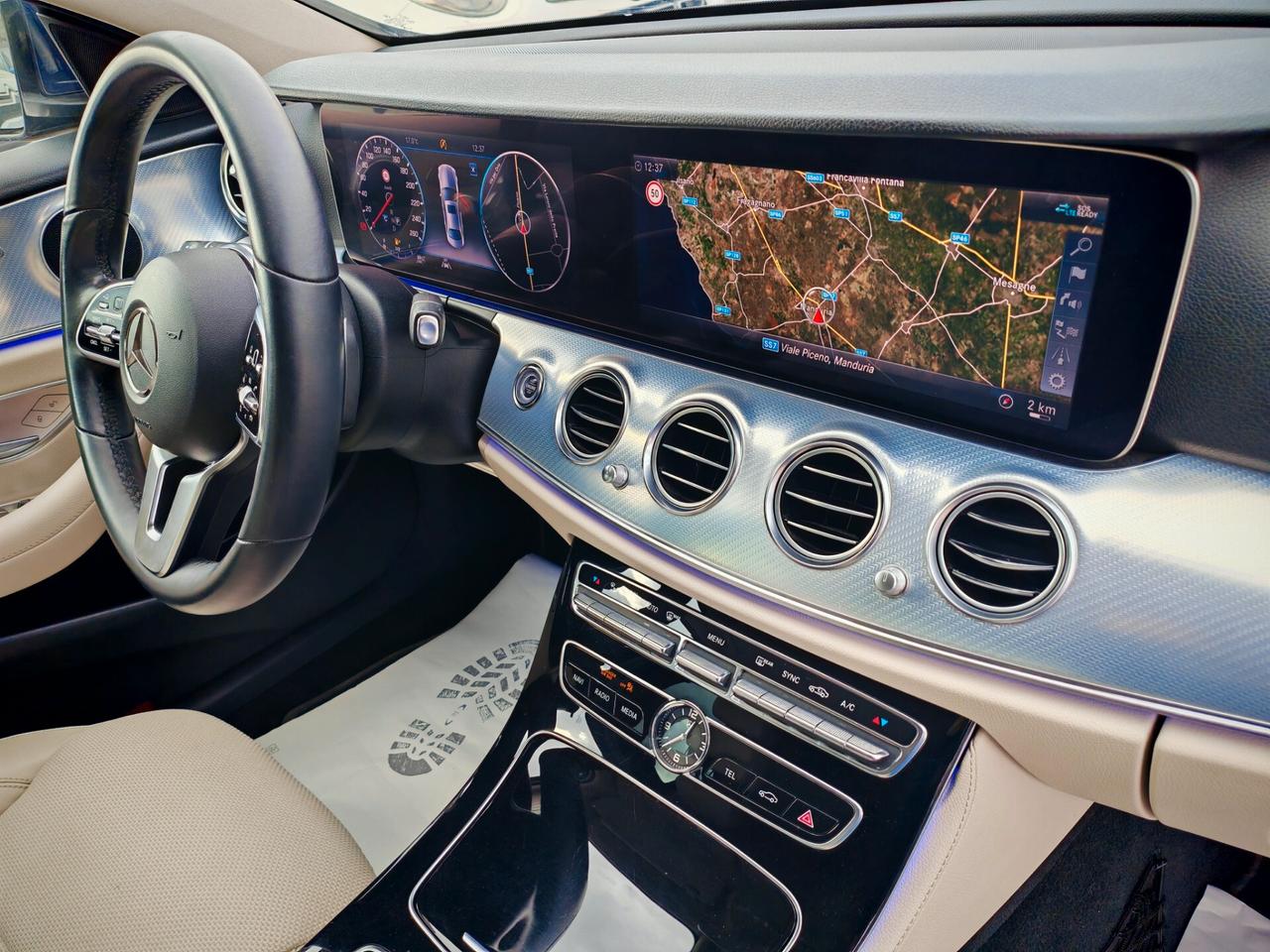 Mercedes-benz e 200d 57000km pelle navig cam