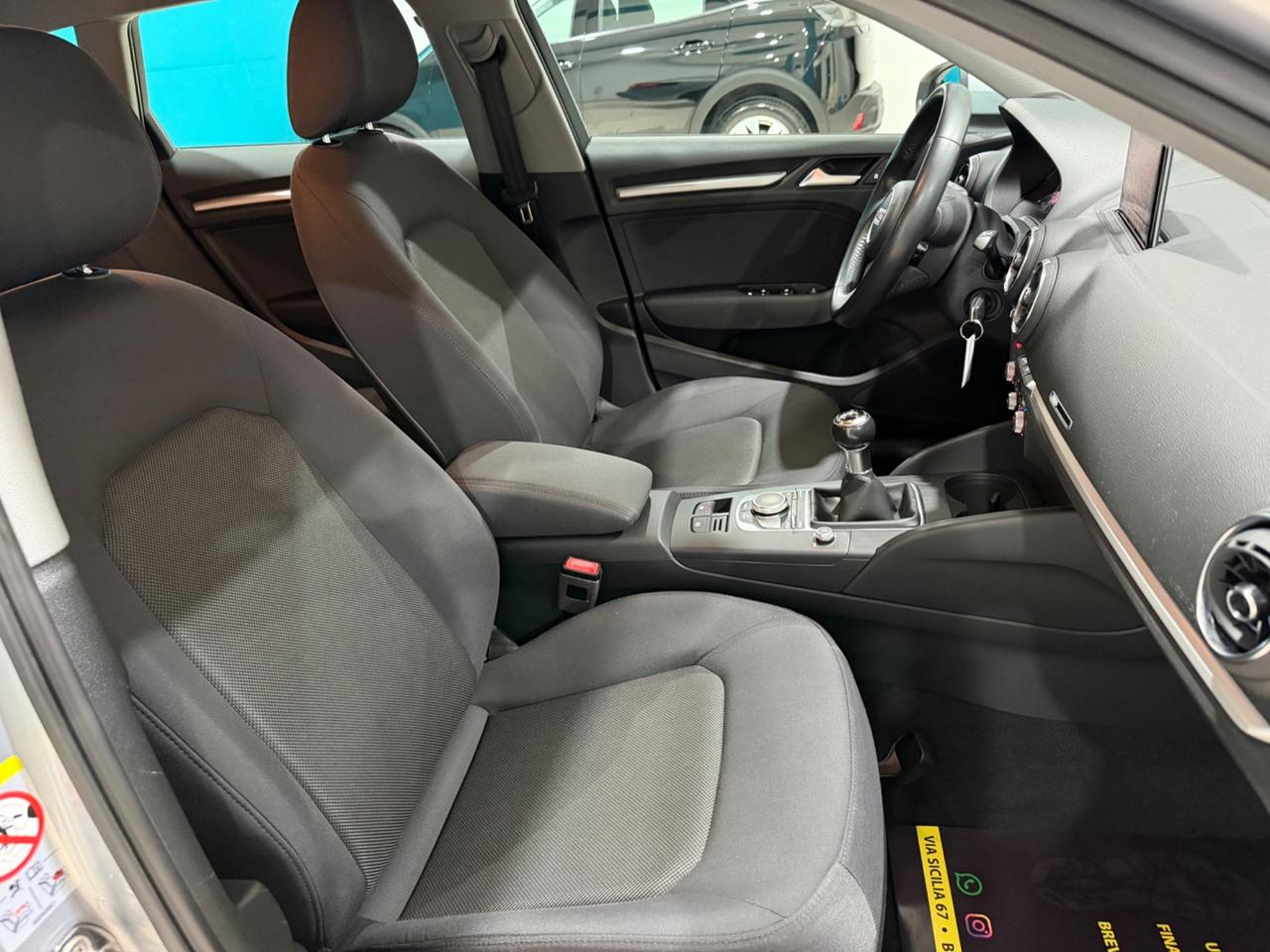 AUDI A3 2018 1.6 DIESEL 116CV *MANUALE *UNICOPROPRIETARIO