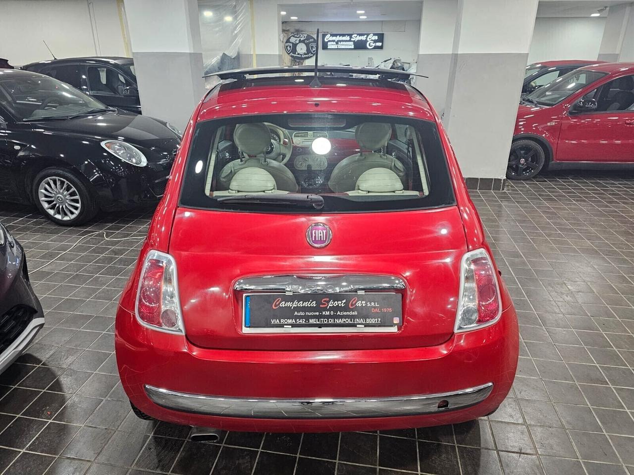 NUOVA FIAT 500 LOUNGE 1.2 BENZ 69CV DUALOGIC TETTO PANORAMICO APRIBILE