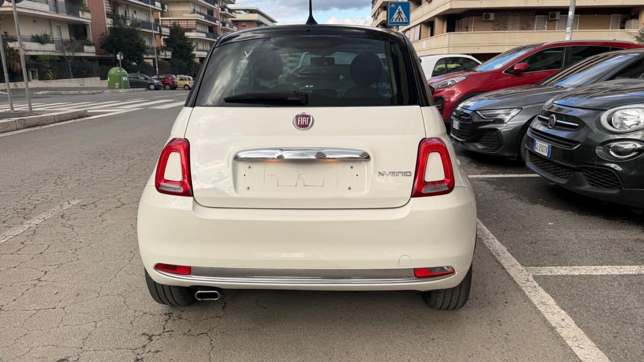Fiat 500 1.0 Hybrid Dolcevita LED CAR PLAY PANORAMA CLIMA AUTOMATICO PELLEBICOLORE