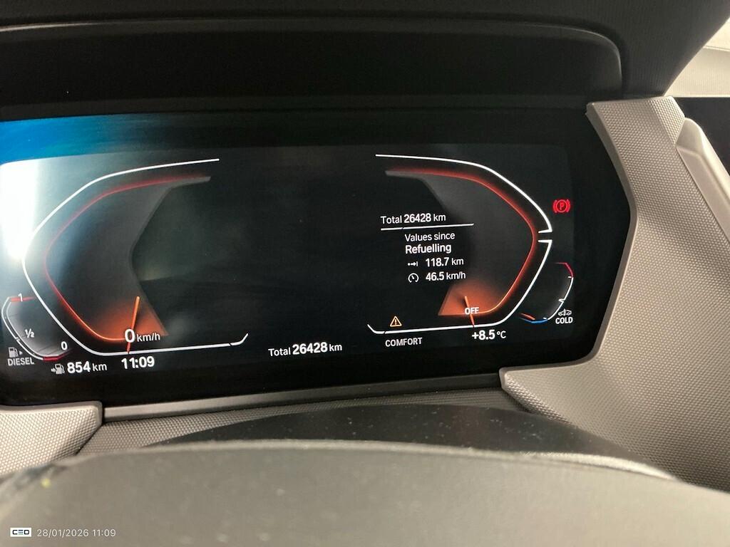 BMW 116D 115CV STEPTRONIC BUSINESS ADVANTAGE ( FARI LED - BMW DIGITAL COCKPIT - NAVI - MIRROR - PARK ASSISTANT - TELECAMERA POST. - PELLE )