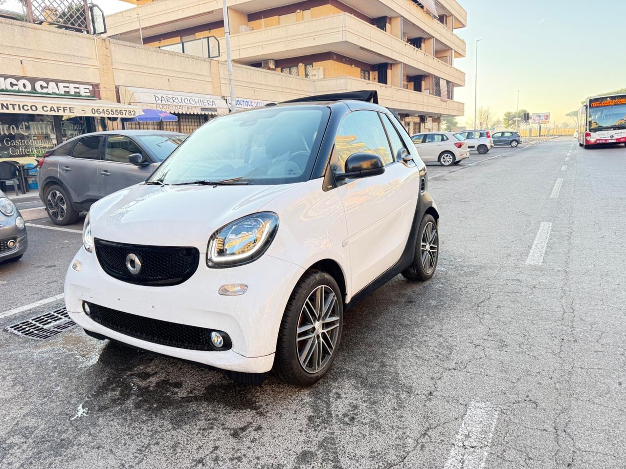 Smart ForTwo 90 0.9 T twinamic cabrio Prime LED NAVI KAMERA PACK SPORT CERCHI BRABUS PELLE PDC
