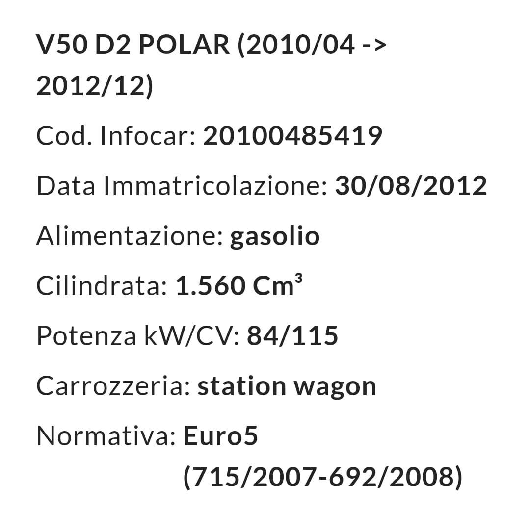 Volvo V50 D2 POLAR