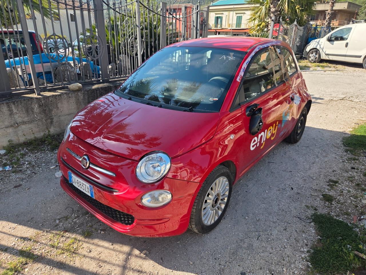 Fiat 500 1.0 Hybrid Red ANNO 2024- SINISTRATA
