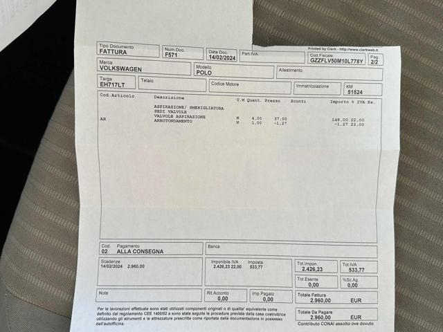 VOLKSWAGEN Polo 1.2 TSI DSG AUTOMATICA Highline OK NEOP POCHI KM