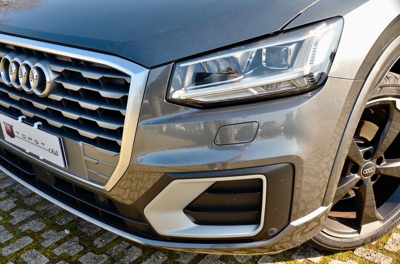 AUDI Q2 1.4 TFSI S-LINE INT+EXT 150cv S-TRONIC, UNICOPROPRIETARIO, UFF ITALIANA, FULL LED, NAVI, PERMUTE