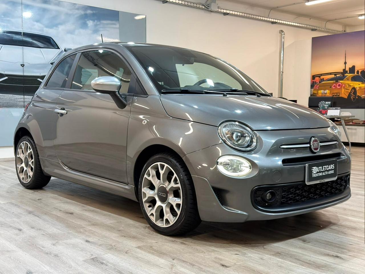 FIAT 500 S SPORT 1.2 69cv ROCKSTAR 110.000km 2019