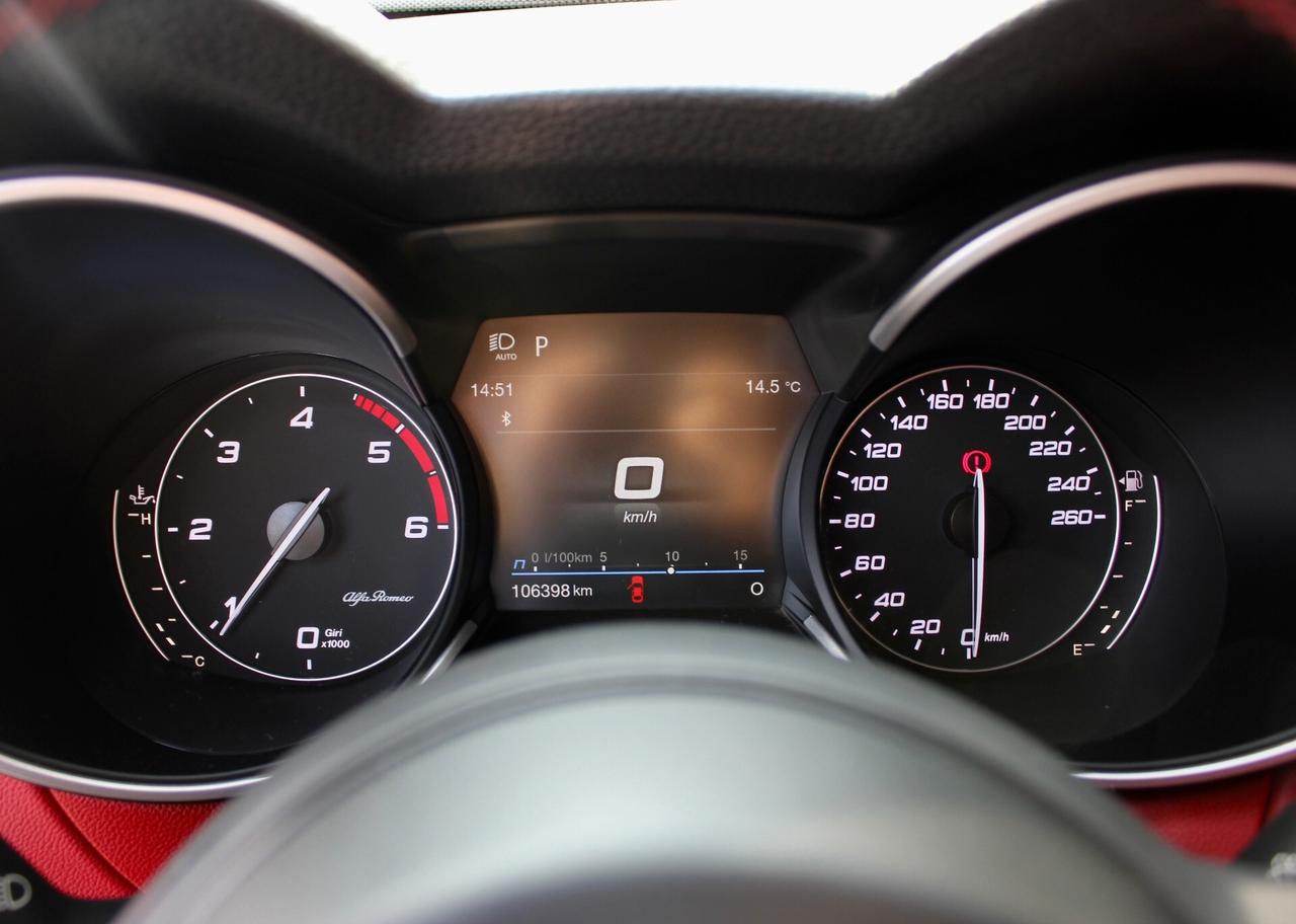 Alfa Romeo Stelvio 2.2 Turbodiesel 210 CV AT8 Q4 Veloce PELLE NAVY BAULE ELETT.