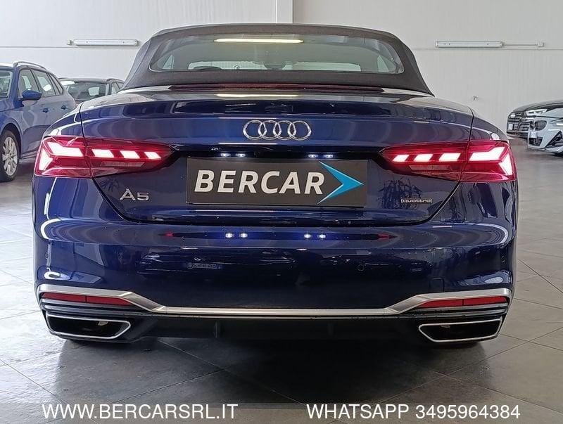 Audi A5 A5 Cabrio 45 TFSI quattro S tronic S line edition*VIRTUAL COCKPIT*TELECAMERA POST*CLIMATRONIC*