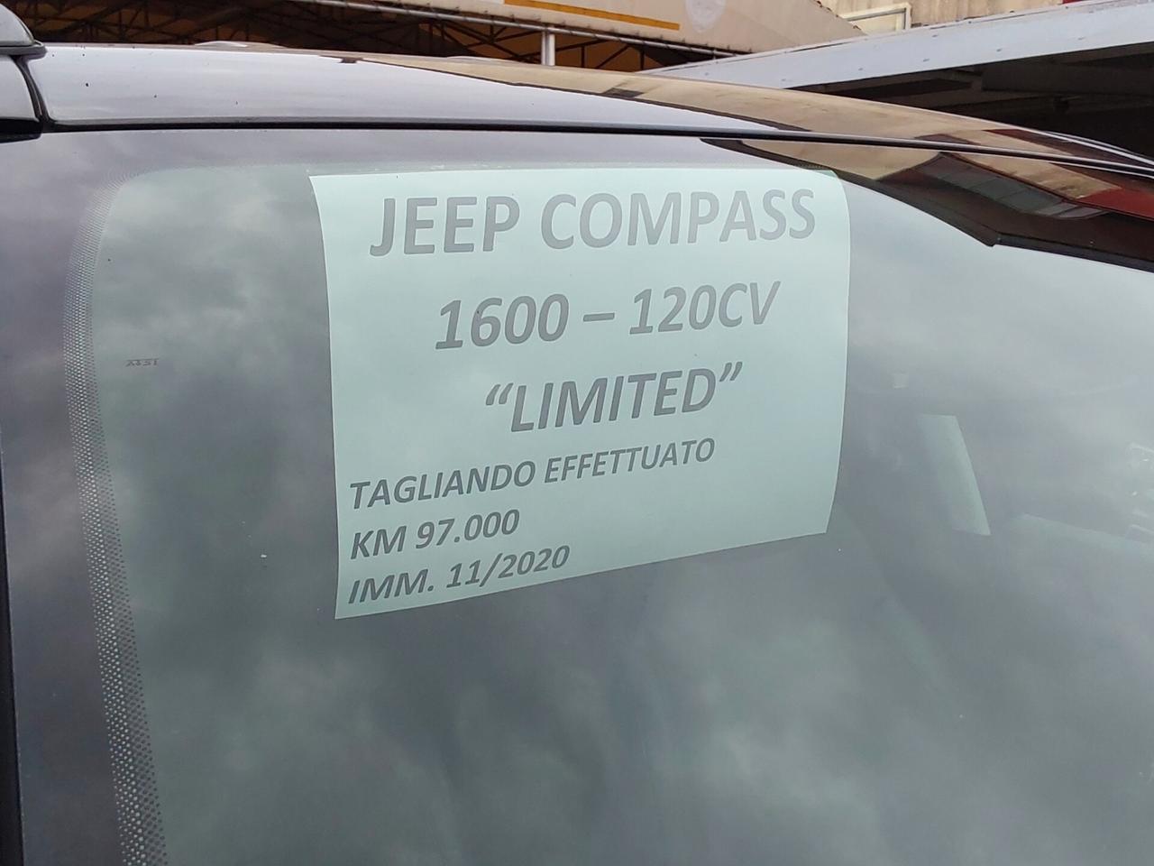 Jeep Compass 1.6 Multijet II 120 Cv 2WD Limited