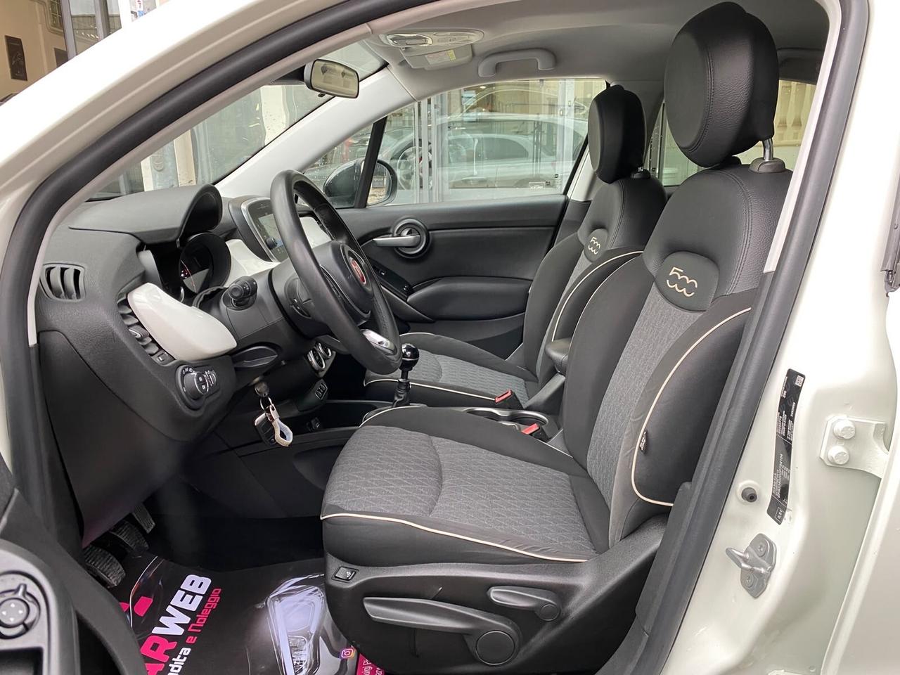 FIAT 500X CITY CROSS 1.3Mjt 95CV Led Navy CAM 2019