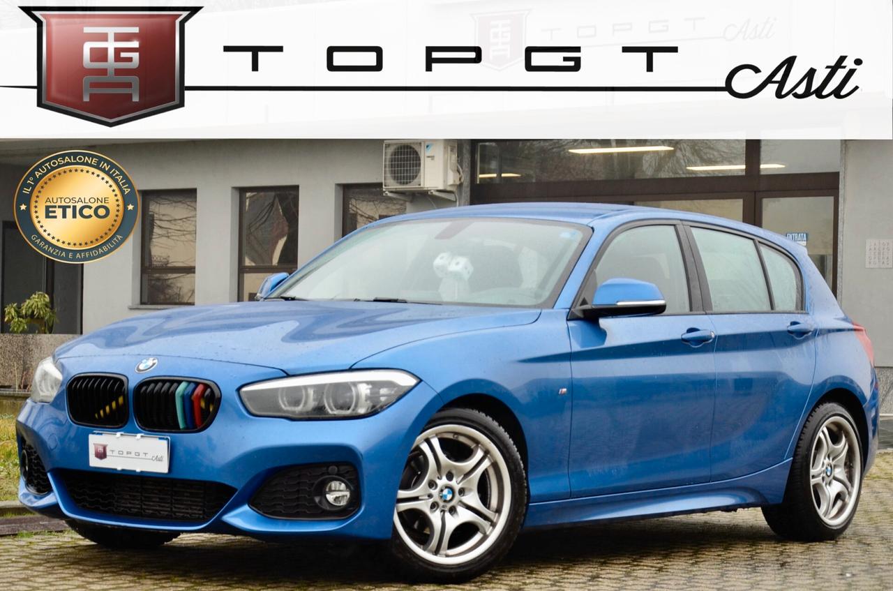 BMW 118i MSPORT 136cv, SERVICE BMW, EURO 6D, FULL LED, SEDILI RISCALDATI, 18", PERMUTE