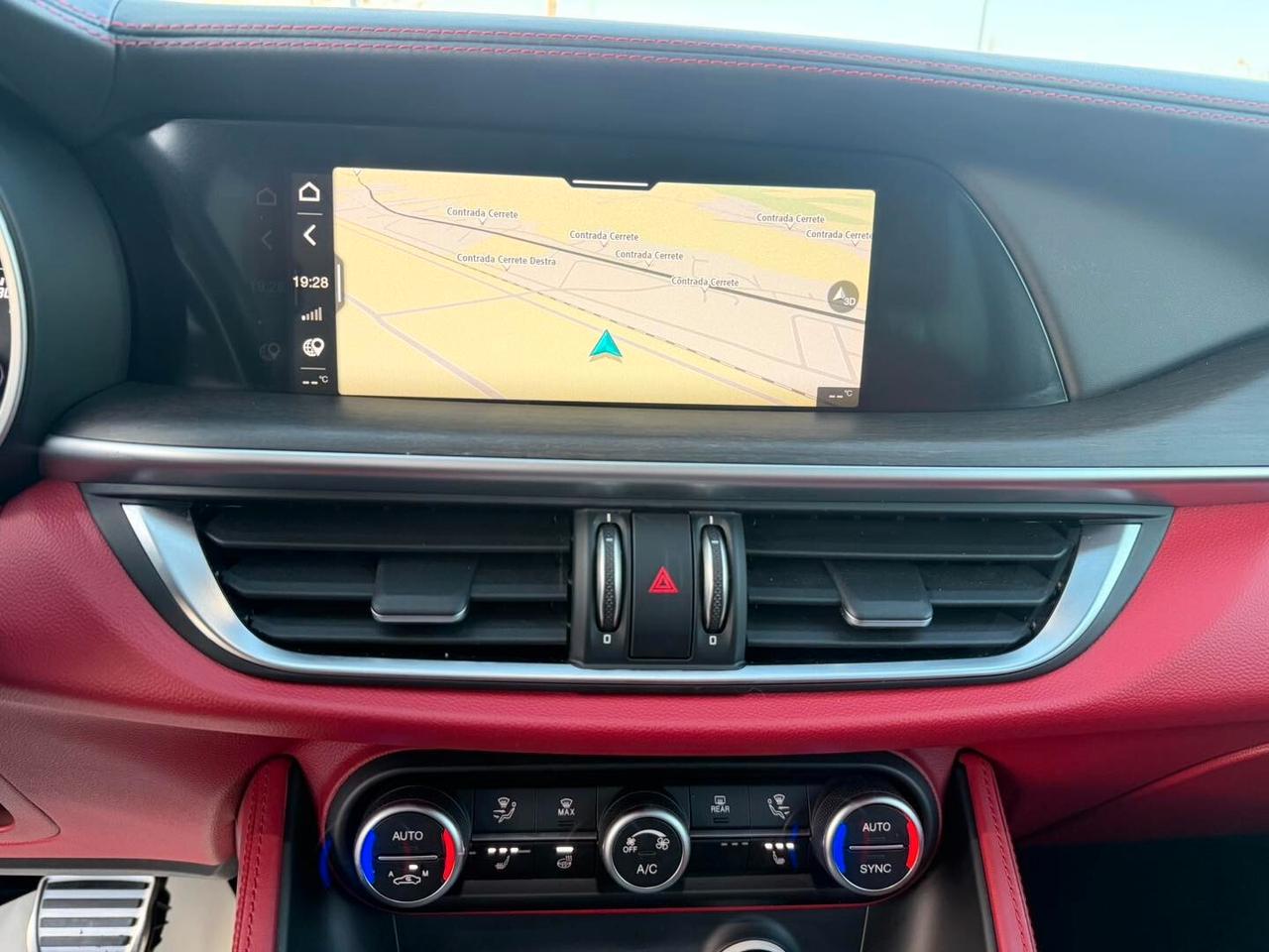 Alfa Romeo Stelvio 2.2 210CV Q4 -T.I- PELLE ROSSA