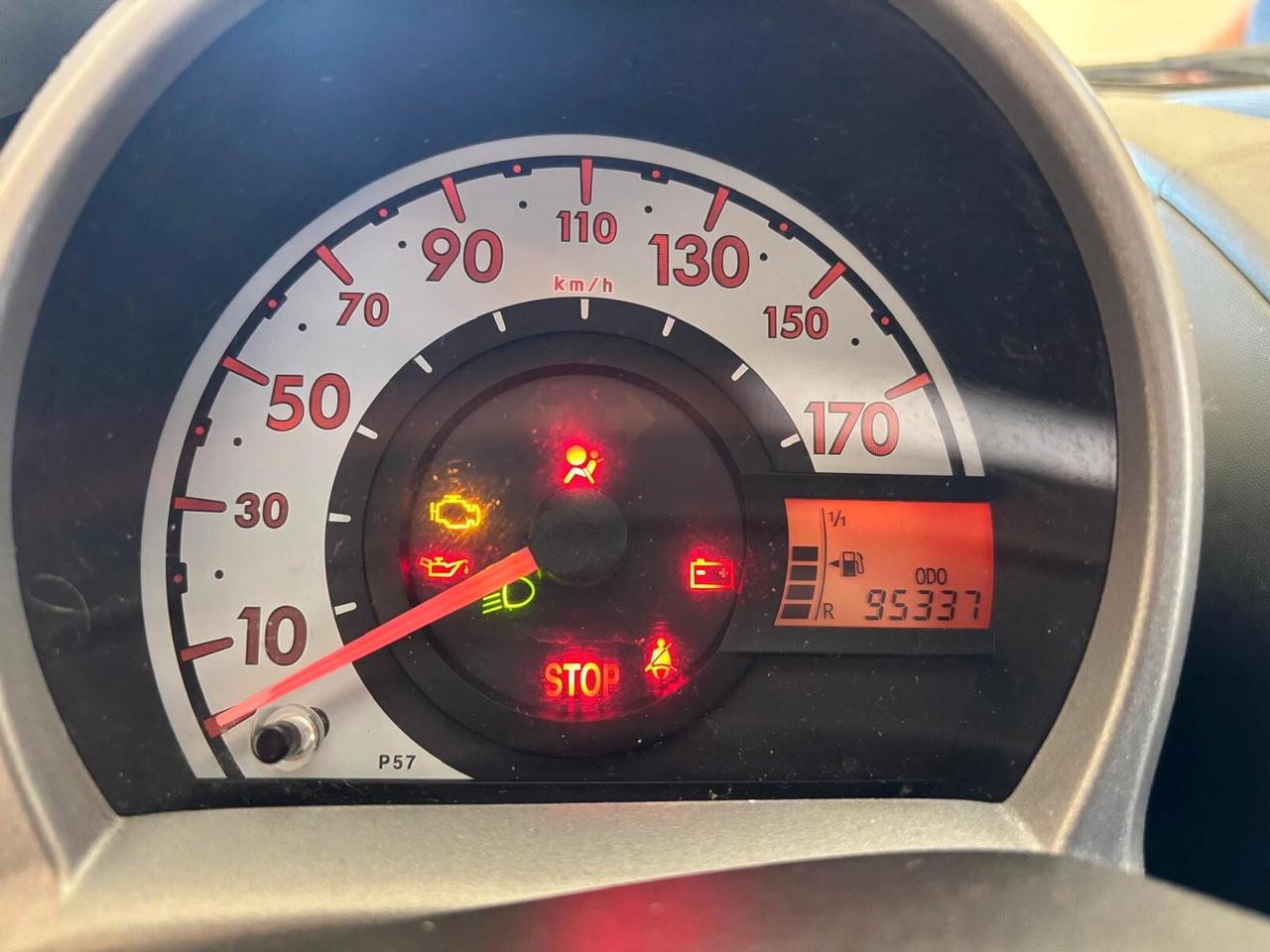 TOYOTA AYGO ANNO 2012 BZ 1.0 ADATTA NEOPATENTATI KM 95 MILA