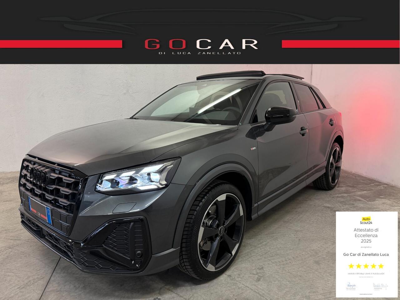 Audi Q2 40 Tfsi Identity Black Quattro Tetto Gancio Traino