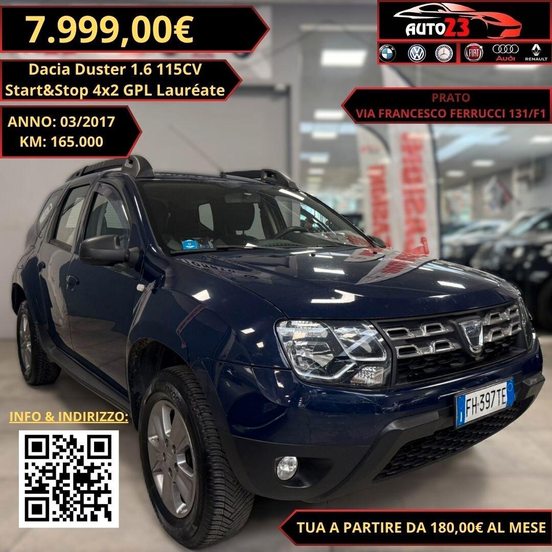 Dacia Duster 1.6 115CV Start&Stop 4x2 GPL Lauréate