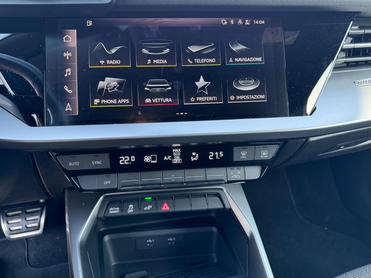 AUDÌ A3 SPORTBACK SLINE IBRIDA E TRON AUTOMATICA 204cv 2021