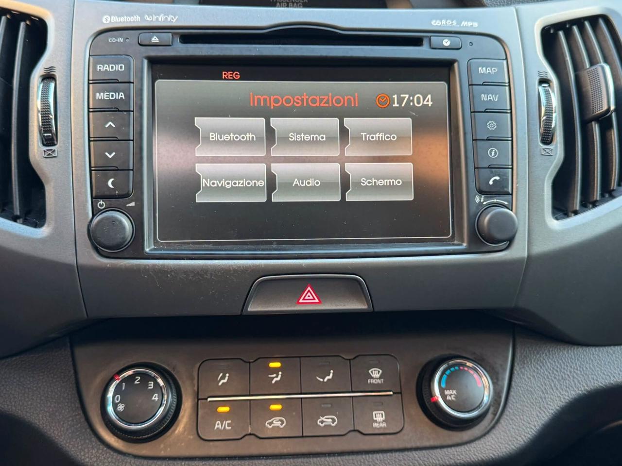 KIA SPORTAGE 1.7 CRDI 115 CV. TETTO APRIB.+CERCHI+NAVI