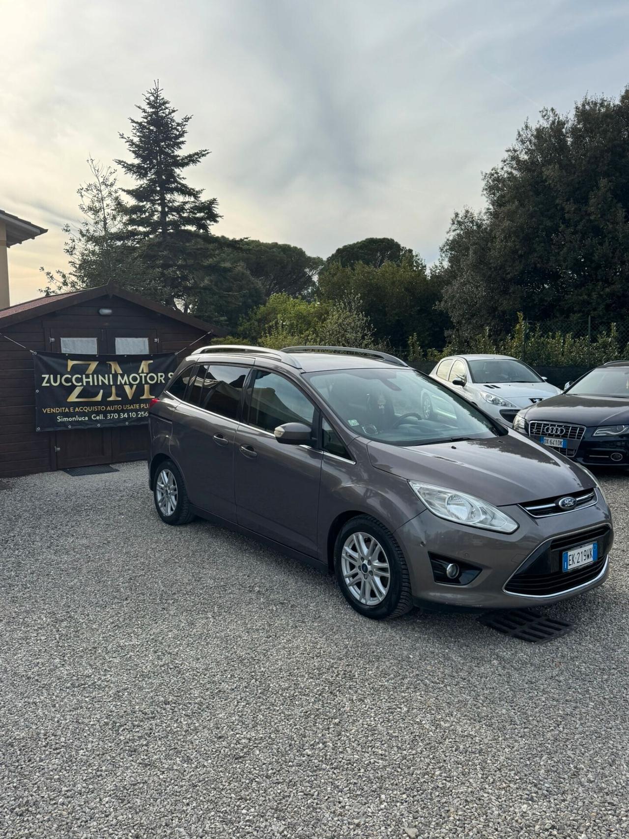 Ford Grand C-Max 7 POSTI !!! 1.6 TDCi 115CV Titanium TUTTI TAGLIANDI CERTIFICATI !!