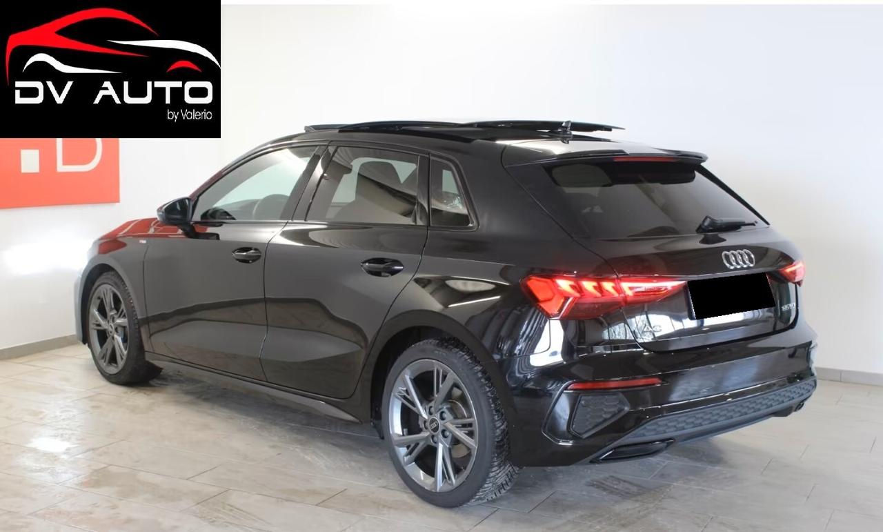 Audi A3 SPB 35 TDI S line edition/tetto/full led/S interno esterno