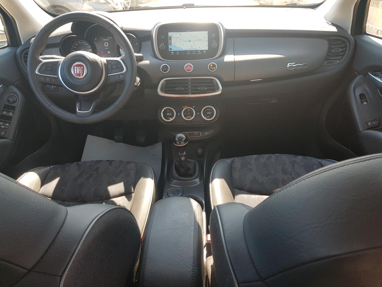 Fiat 500X 1.6 MultiJet 130 CV Cross Navy Pelle Rcam Led