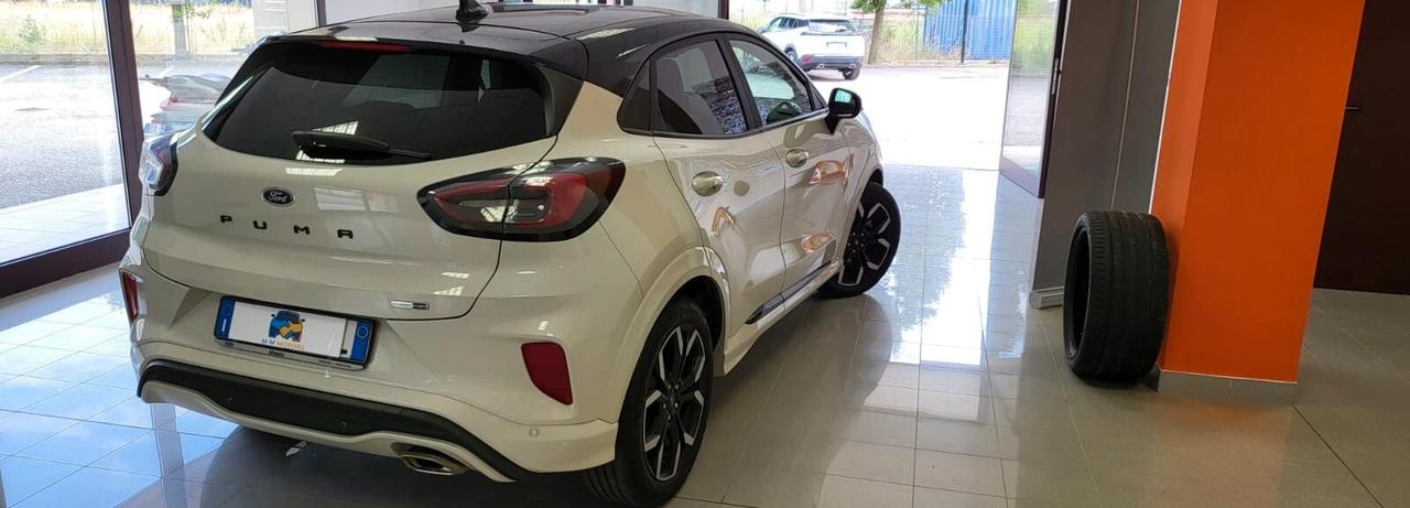 Ford Puma 1.0 EcoBoost Hybrid 125 CV S&S ST-Line- km 54.400- garanzia 12 mesi estendibile fino a 36 mesi.