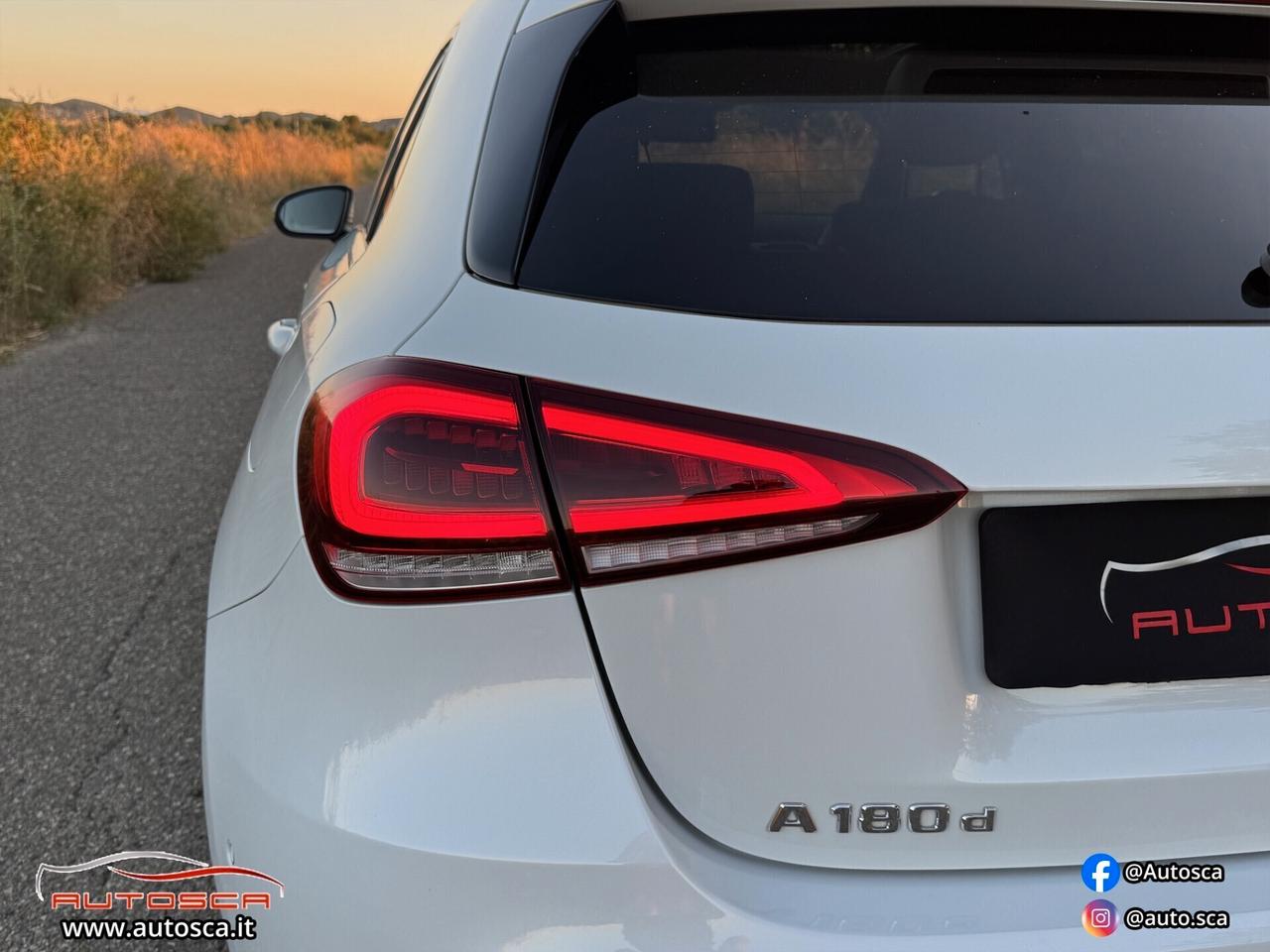 Mercedes Classe A 180 d Automatic TETTO-ACC-PELLE
